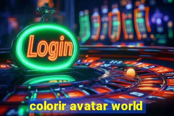 colorir avatar world